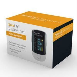 860320 SureLife Clearwave II Pulse Oximeter (White)